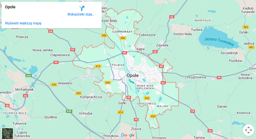 Warsztaty dla dzieci Opole mapa