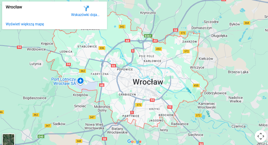 Warsztaty dla dzieci Wrocław mapa
